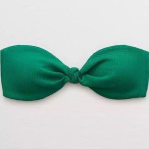 Aerie Ribbed Knot Bandeau Bikini Top